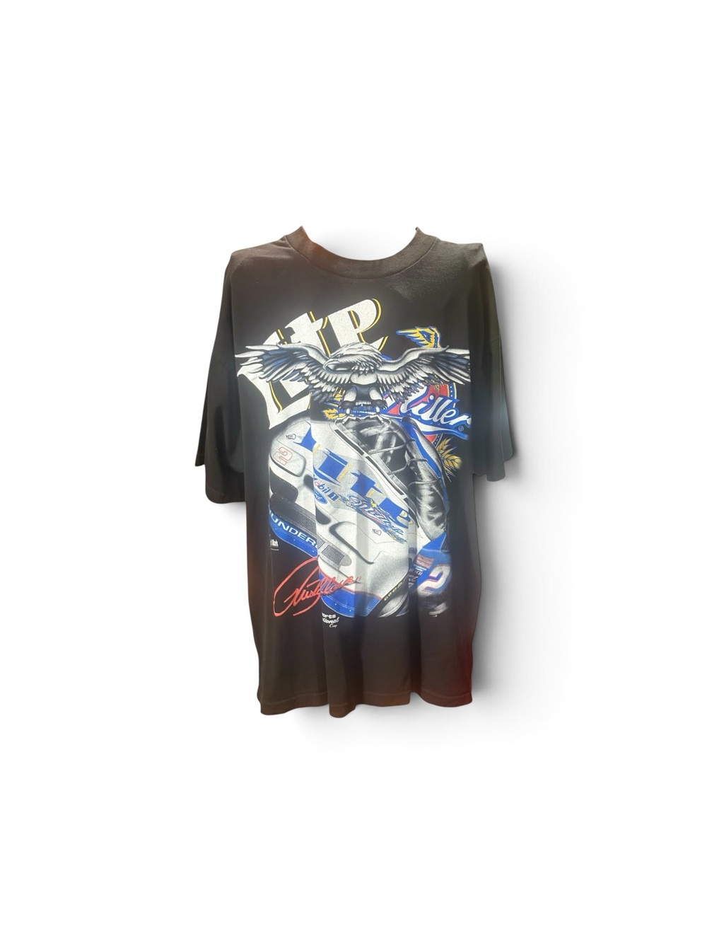 Vintage Rusty Wallace Miller Lite NASCAR Racing Tee XL